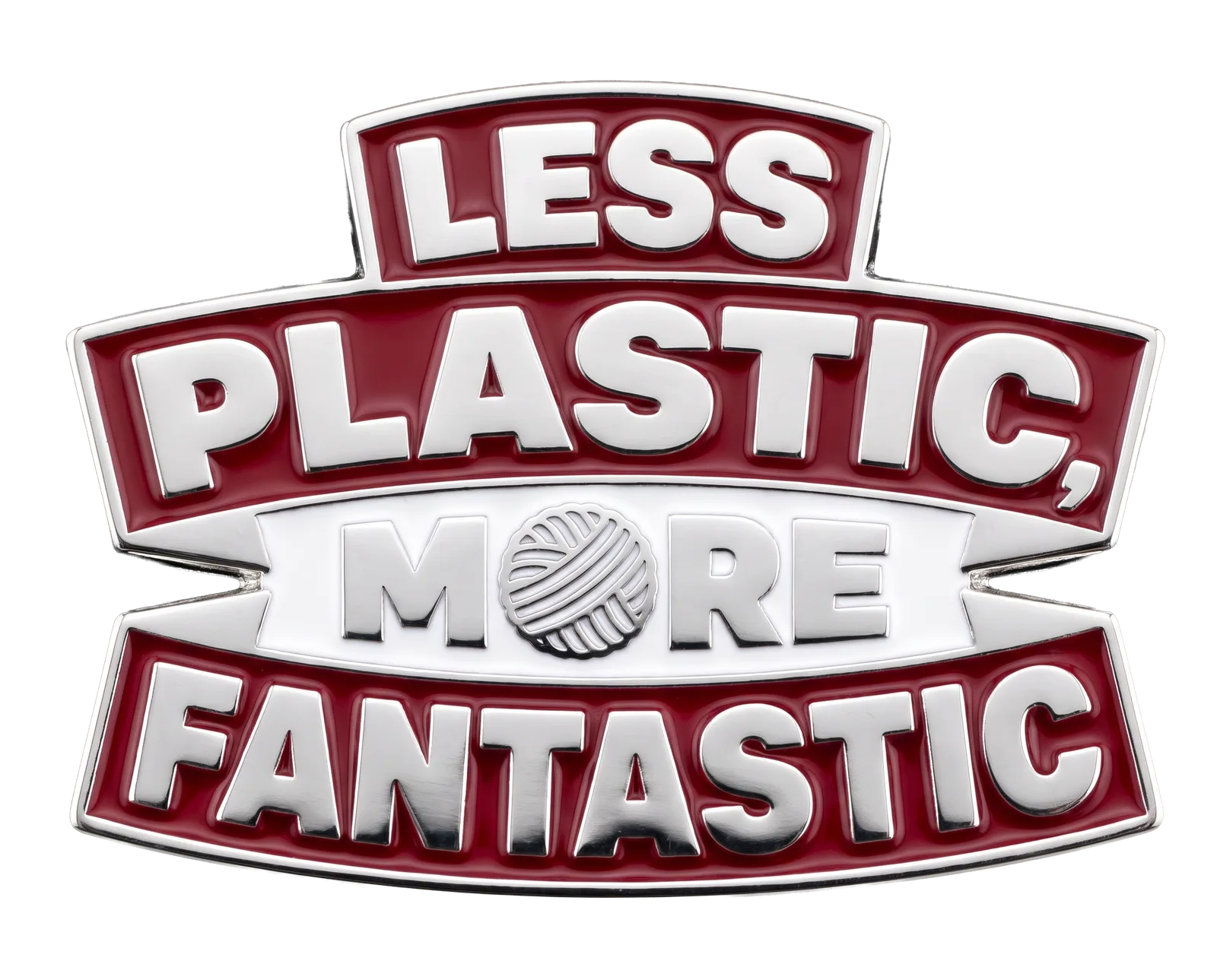 Less Plastic, More Fantastic badge