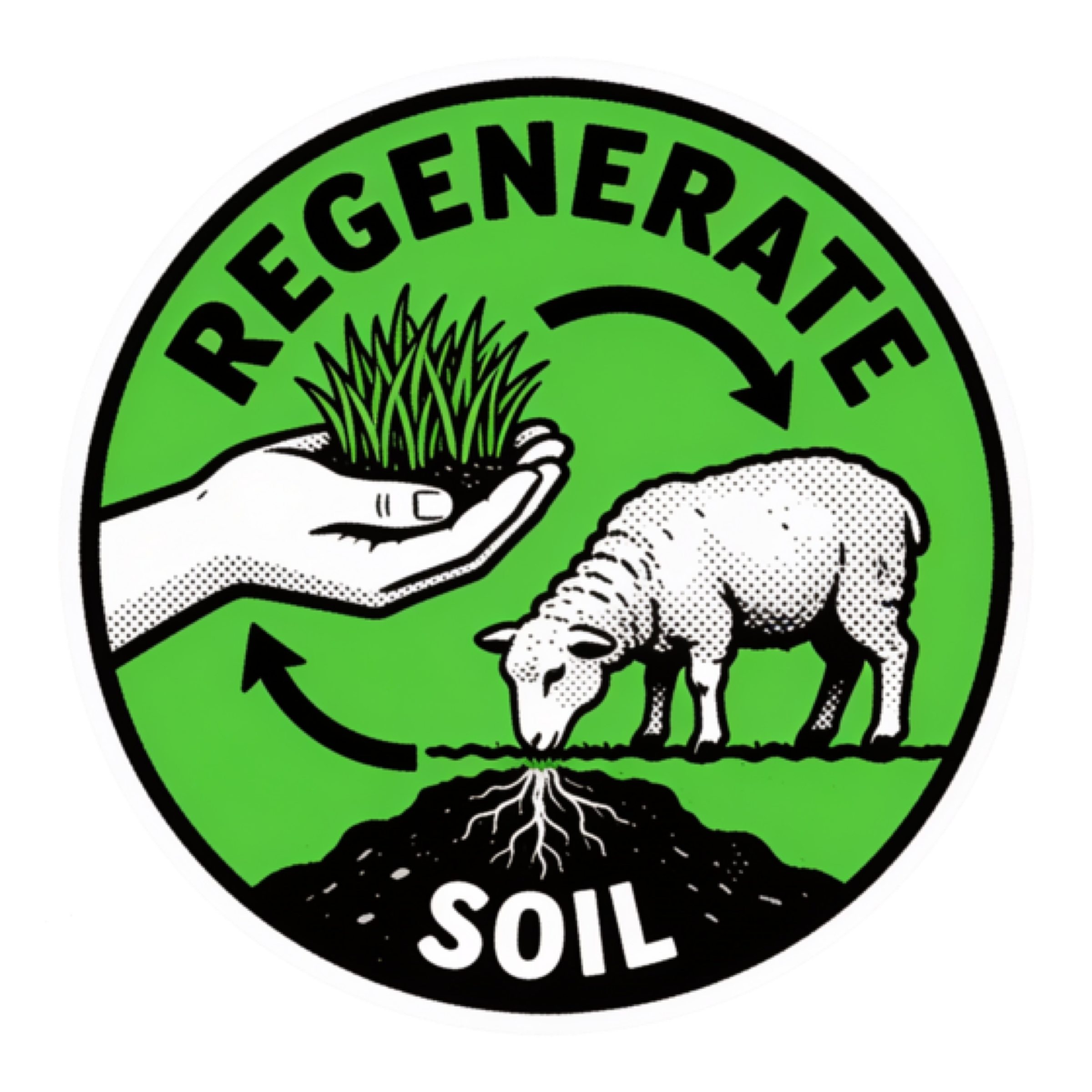 Regenerate soil sticker