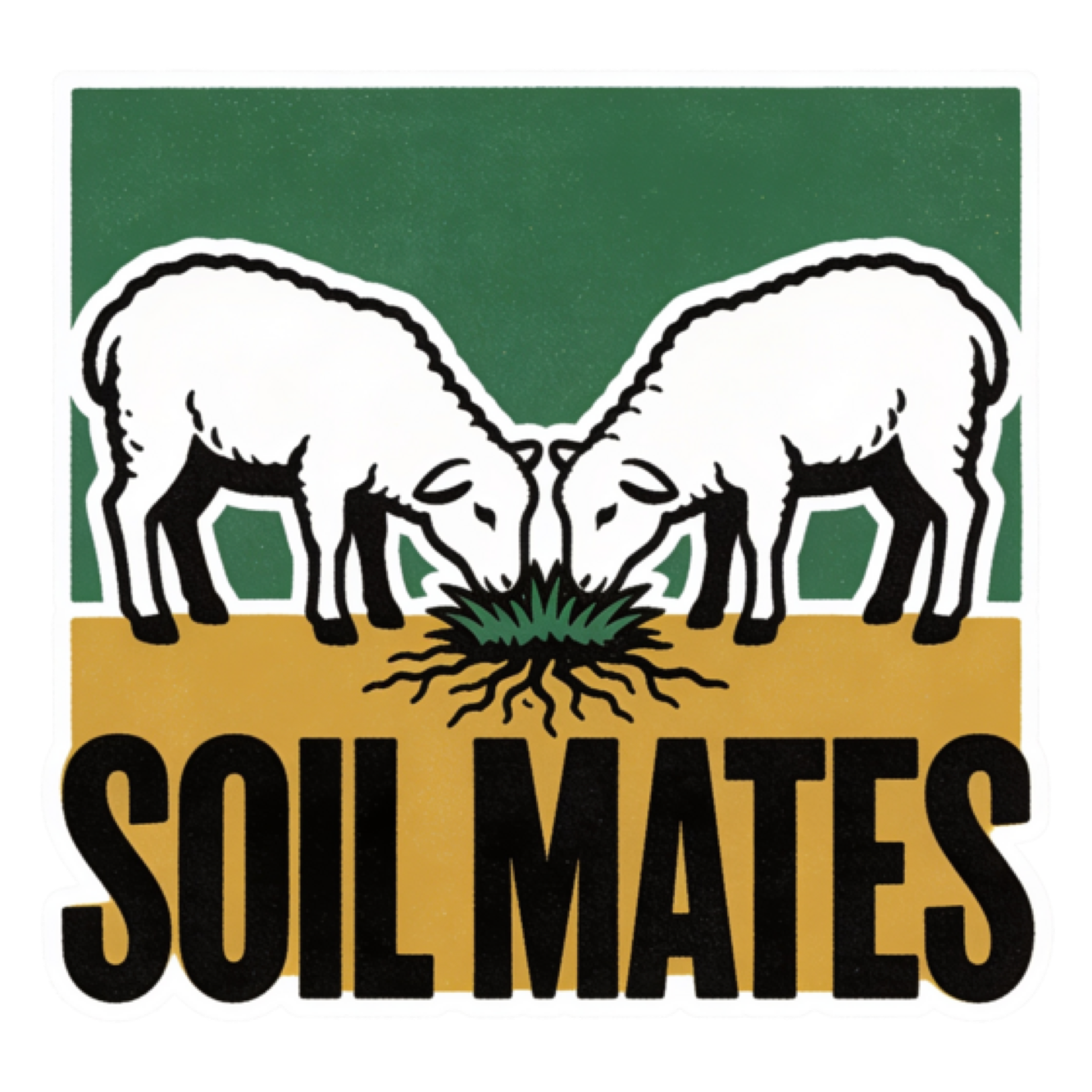 Soil mates sticker