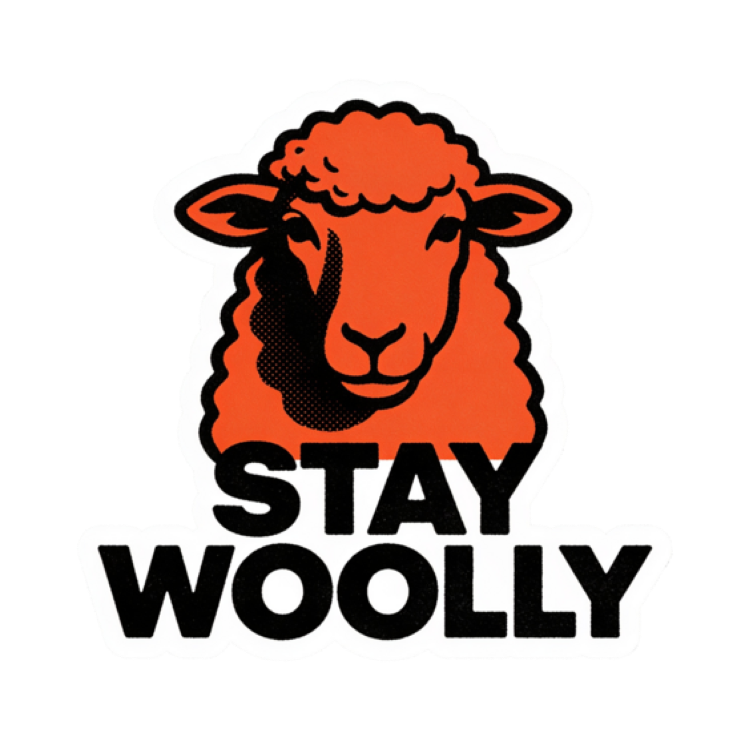 Stay woolly sticker