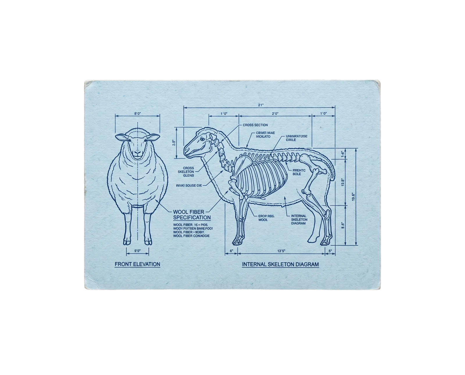 Sheep anatomy diagram